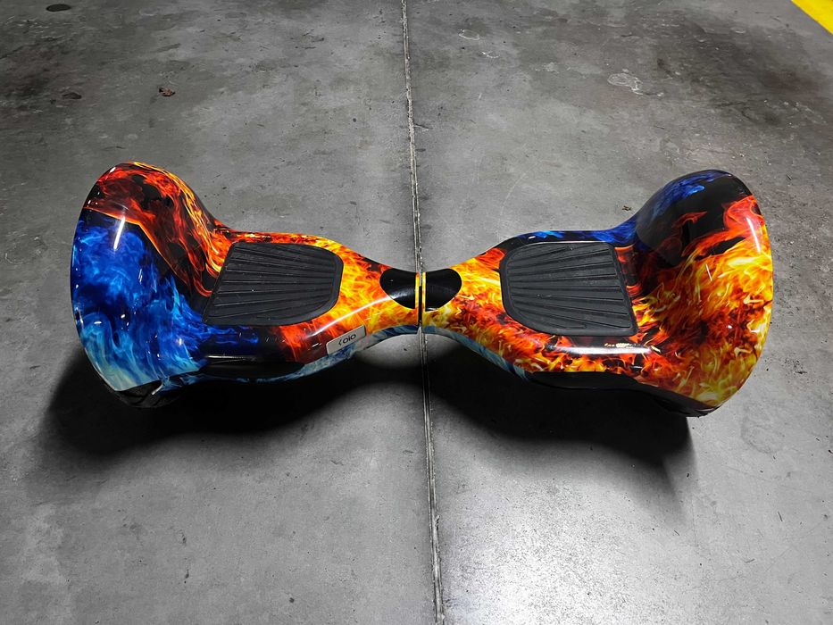 Hoverboard elektryczny OIO 1000W DUŻA – Pompowane Koła 10" Flame