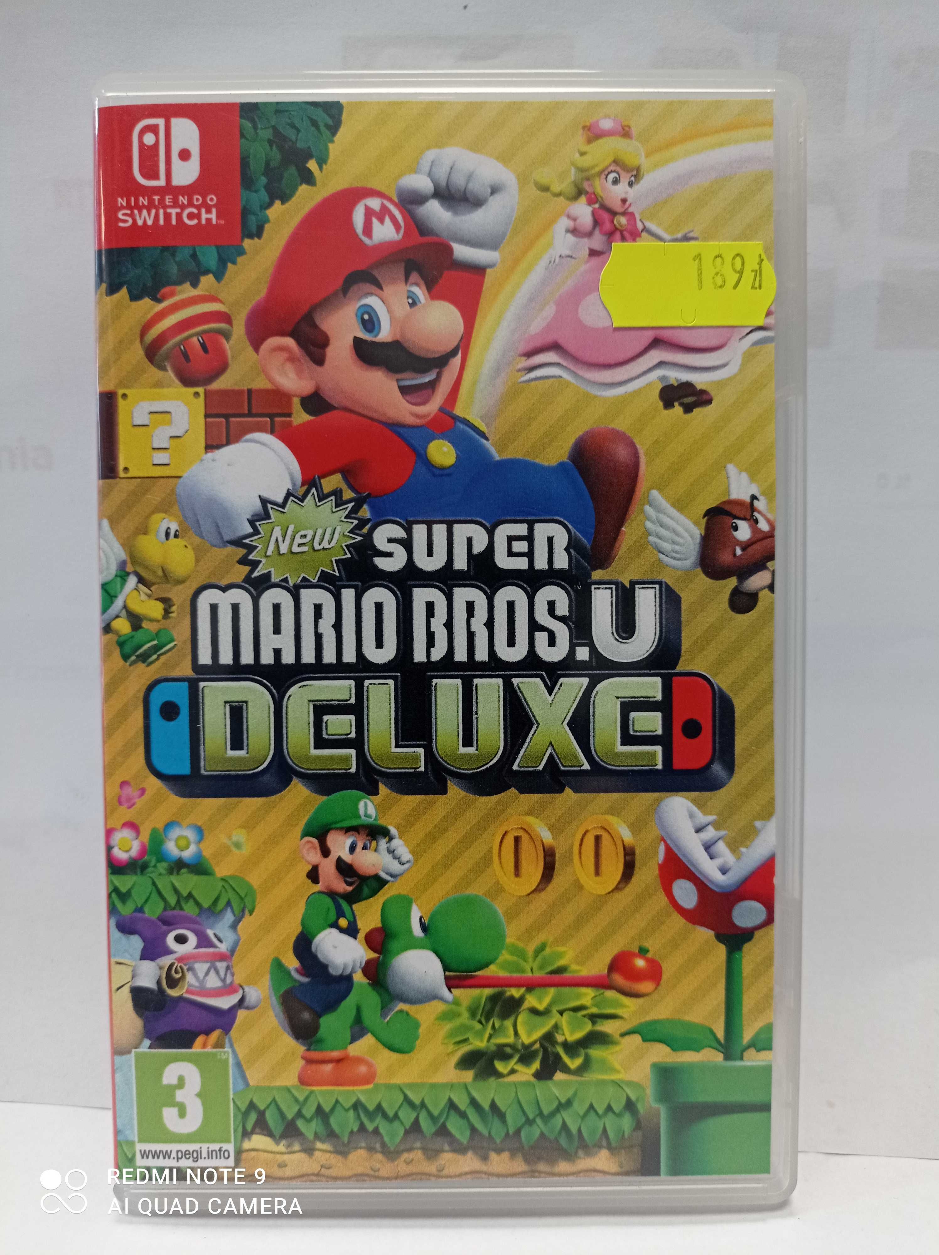 Super Mario Bros U Deluxe gra na Nintendo Switch /zamiana również/