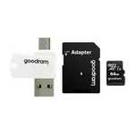 czytnik kart pamięci USB A + Micro USB+ karta microSD 64GB z adapterem