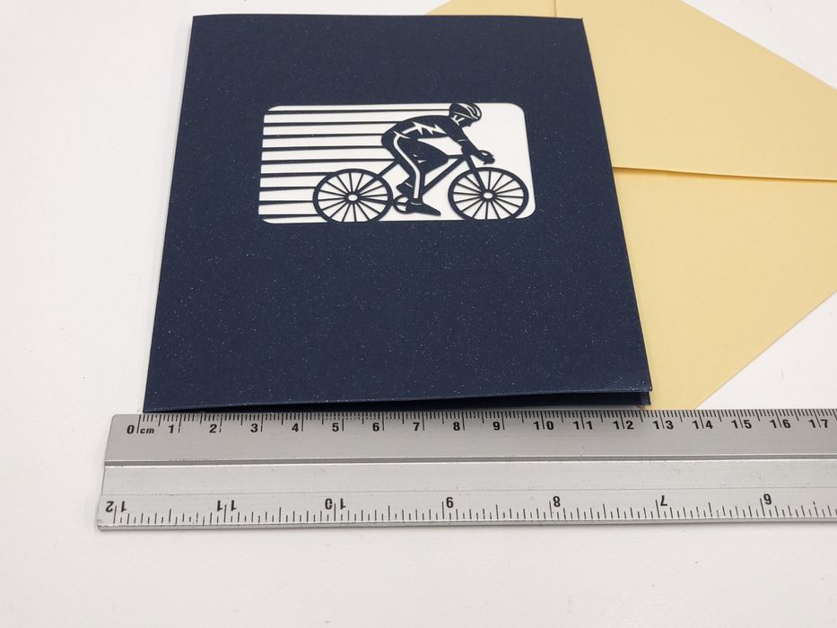 NOWA Kartka prezentowa z rowerem 3D urodziny imieniny okazja życzenia