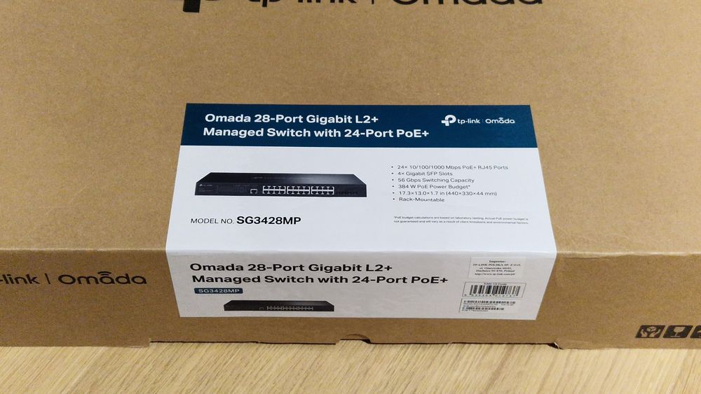 TP-Link Omada Switch TL-SG3428MP. 24 porty POE+