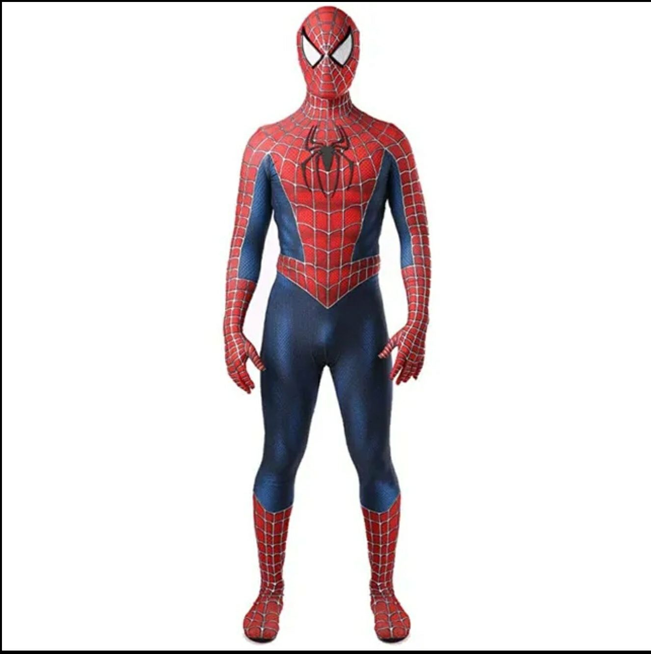 Fato Completo Homem Aranha Conjunto Cosplay Tamanho Real