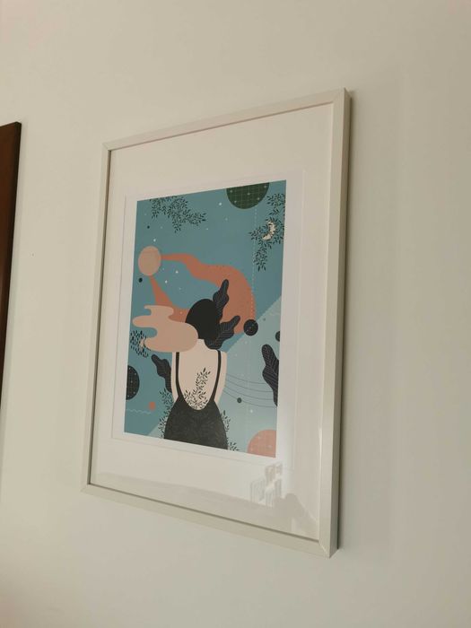 Plakat "Względny spokój" Poli Augustynowicz , 40 x 50 cm