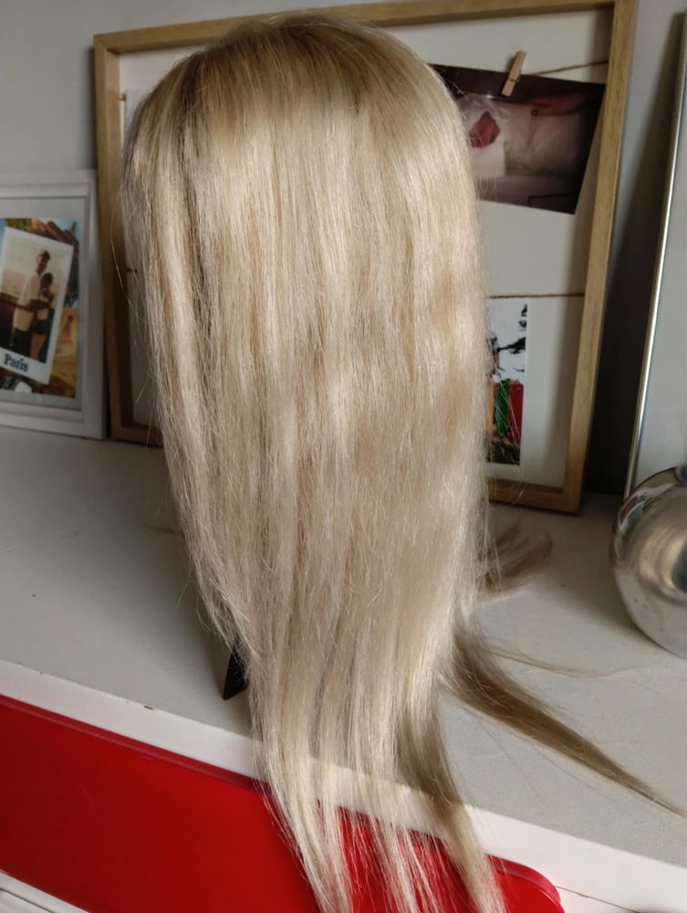Topper jasny blond 45 cm wlosy naturalne
