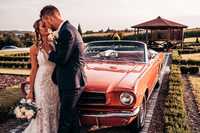 Zabytkowe samochody do ślubu : FORD MUSTANG,CADILLAC,Radiowóz, Fiat