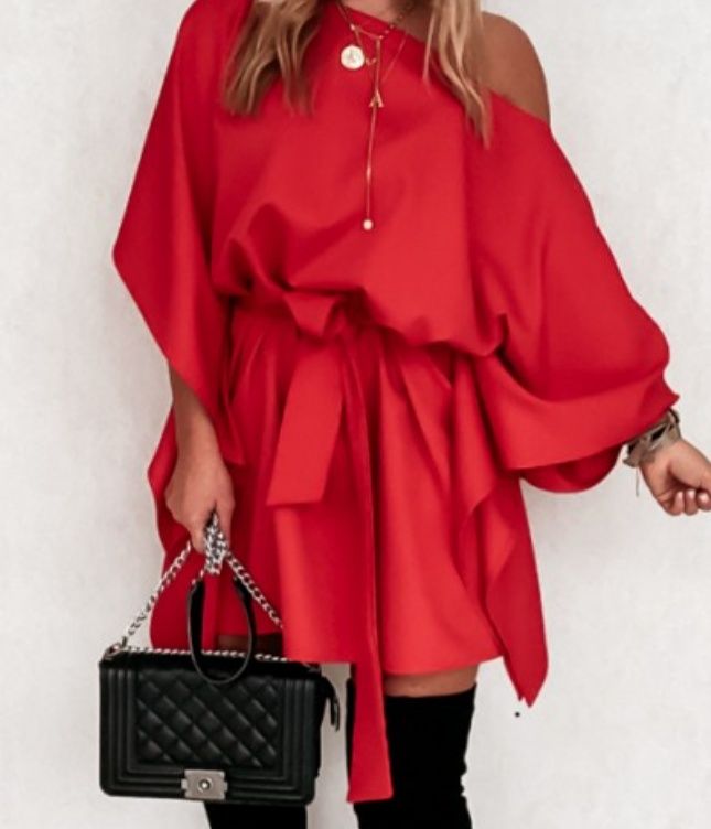 Sukienka kimono czerwona