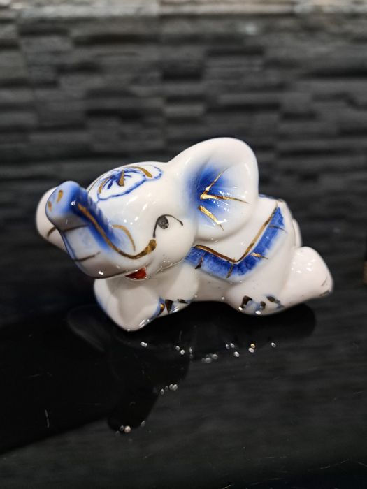 Декор слоник фарфоровый роспись