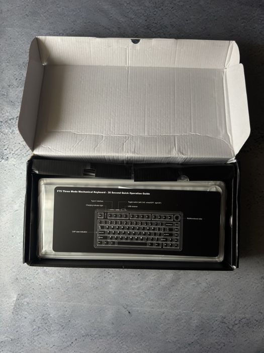 ПОВНІСТЮ НОВА Aula F75 бездротова механічна клавітура