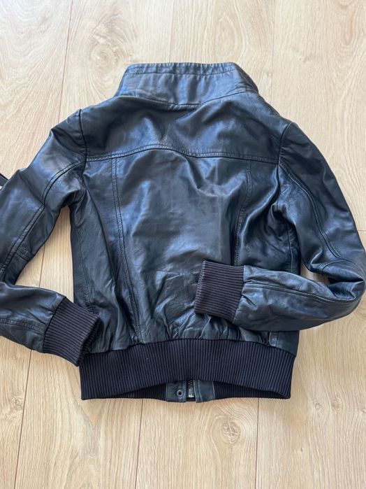 Zara kurtka damska skórzana