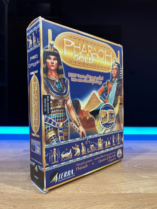 Pharaoh Gold + Cleopatra (PC EN 2000) BIG BOX angielskie wydanie