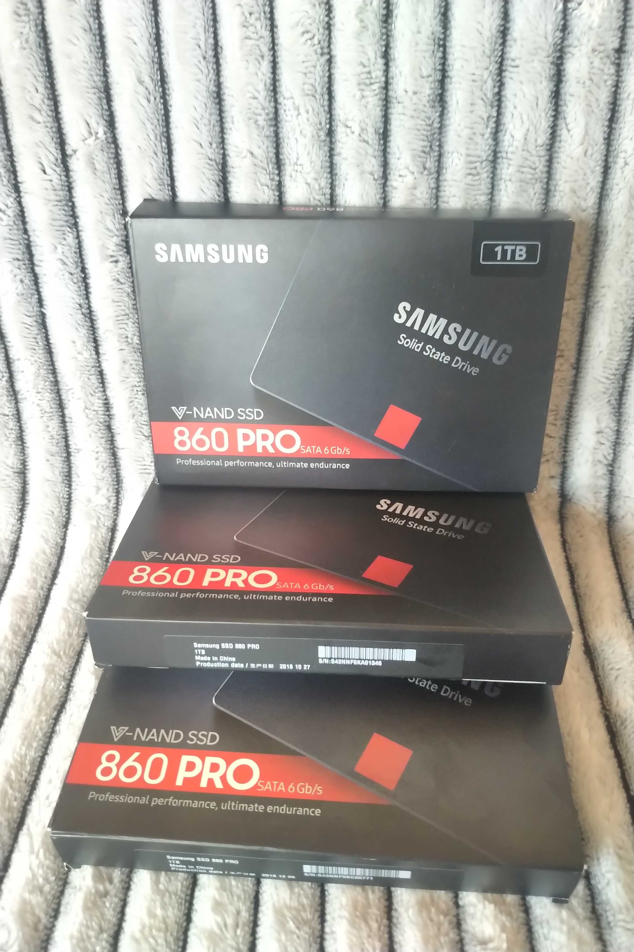 Samsung 860 Pro V-Nand Dysk SSD Sata III 6Gb/s 1TB Nowy