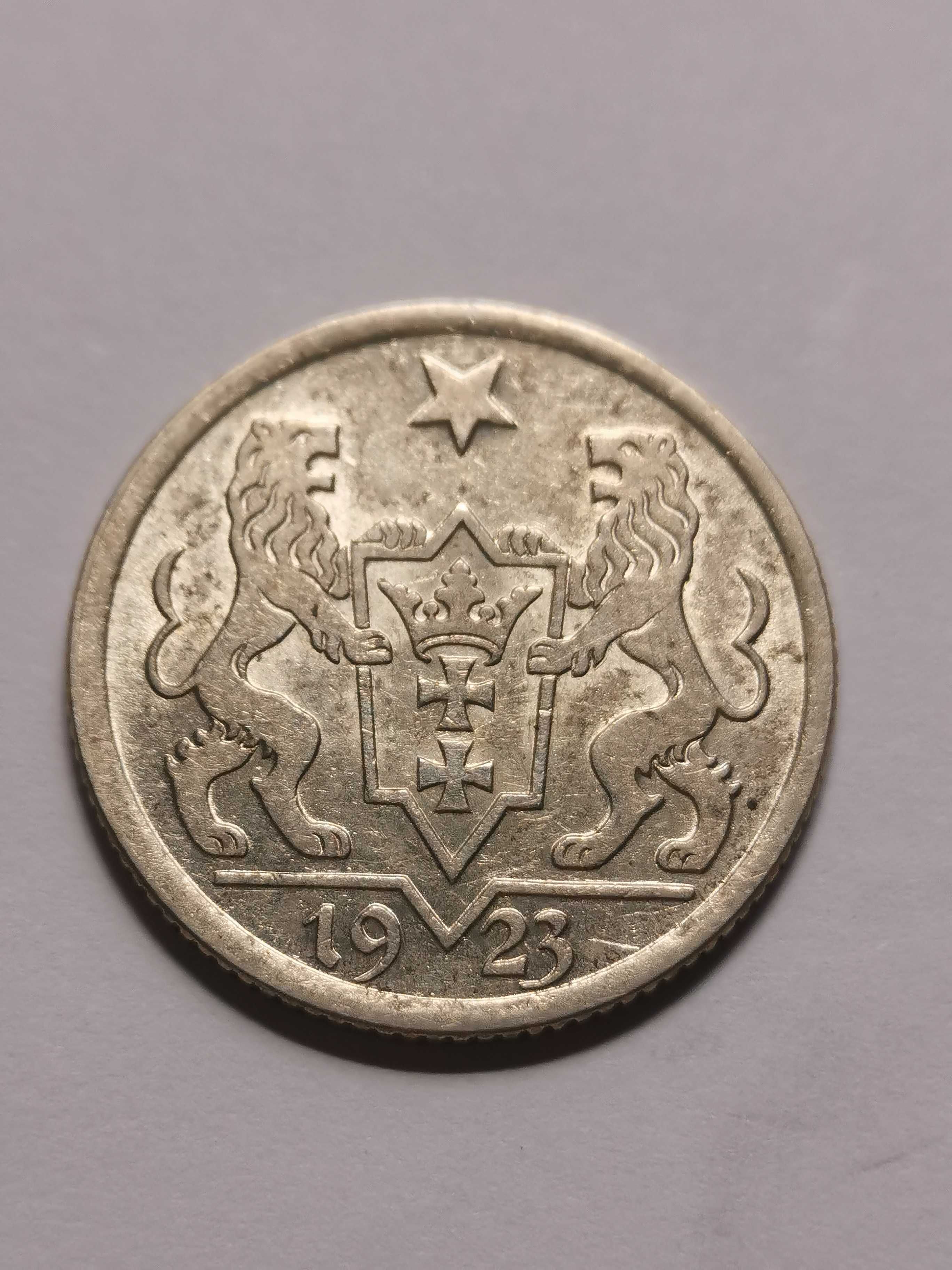 1 gulden 1923 r. Wolne Miasto Gdańsk MENNICZA