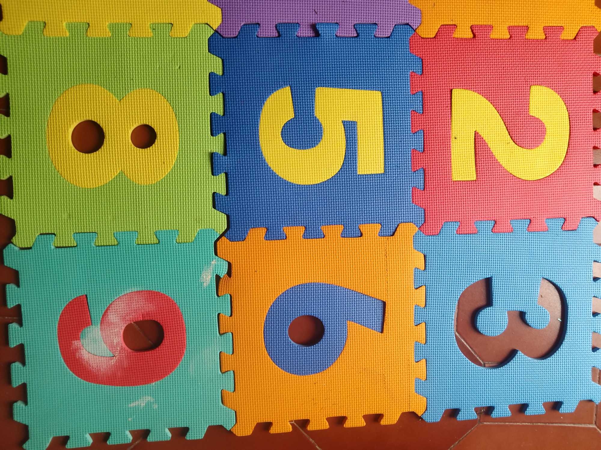 Tapete de borracha Puzzle