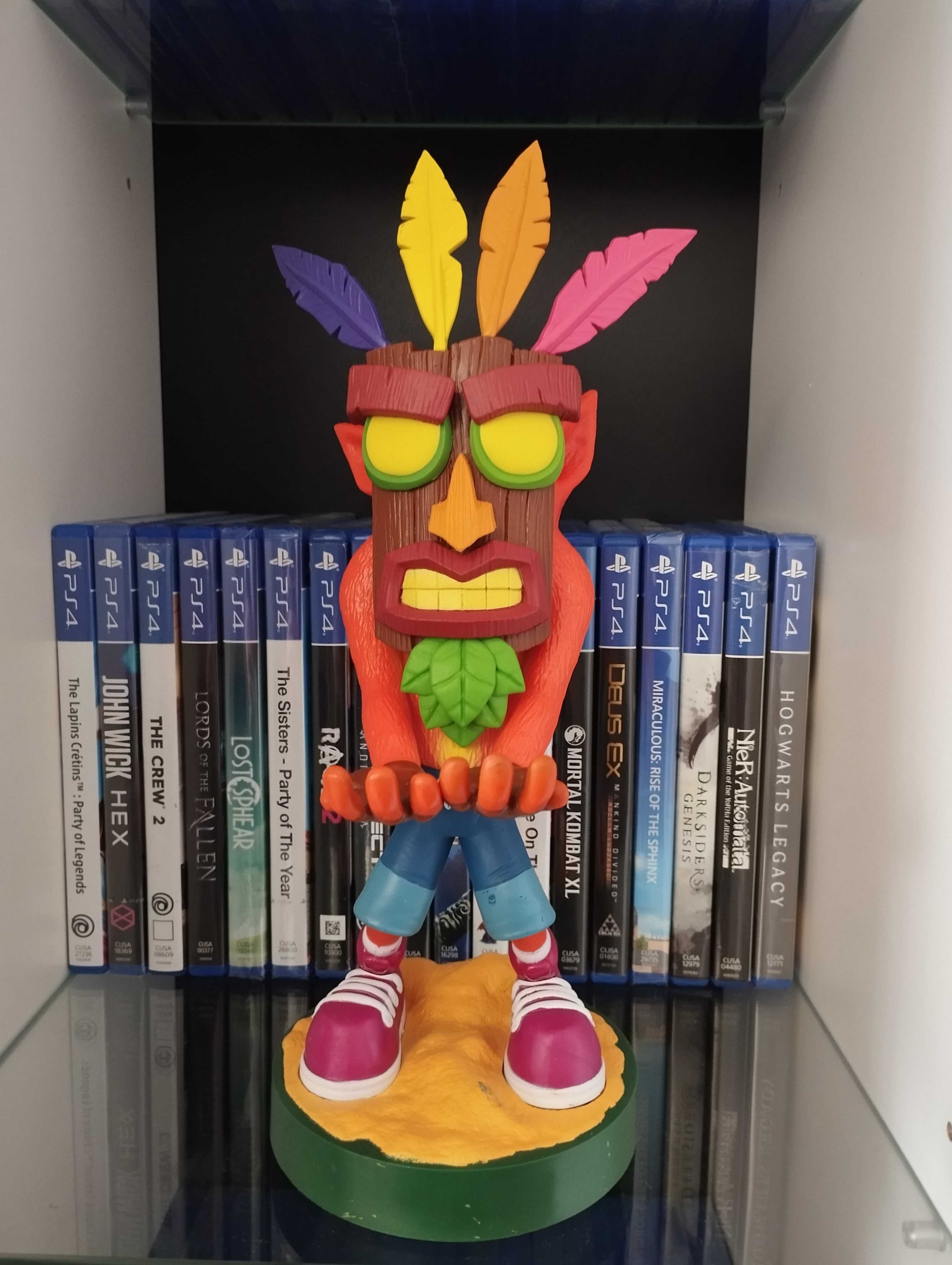 Stojak Podstawka Na Pada PS4/PS5 Playstation Crash Aku Aku