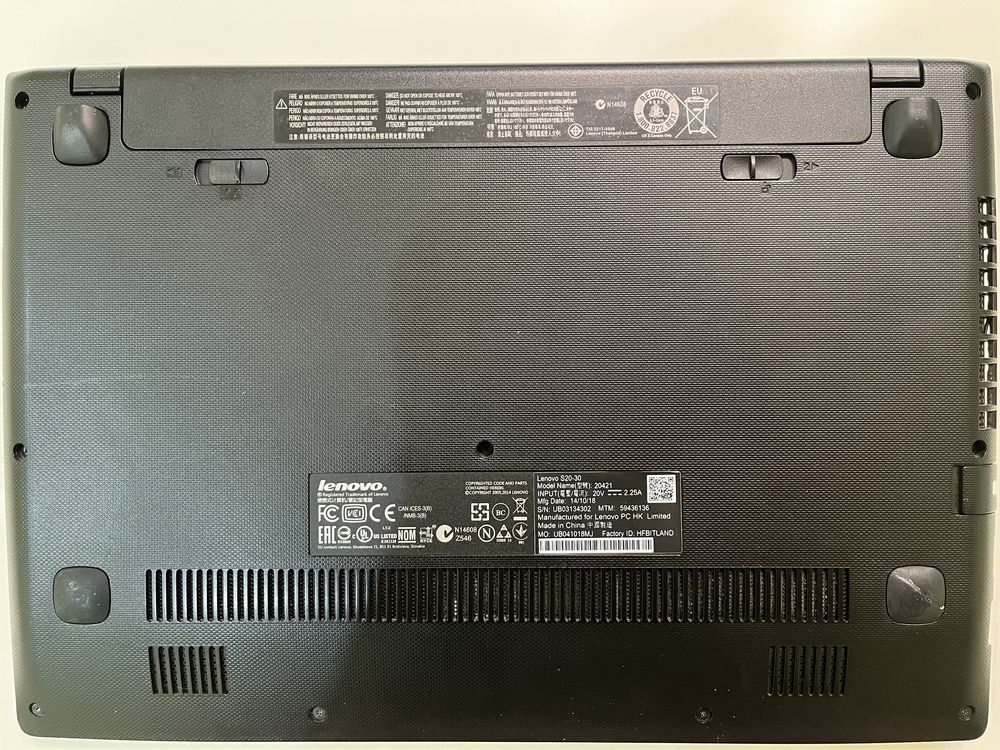Ноутбук Lenovo S20-30 11.6”