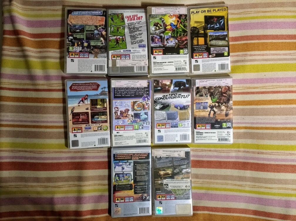 Jogos para PlayStation Portátil.