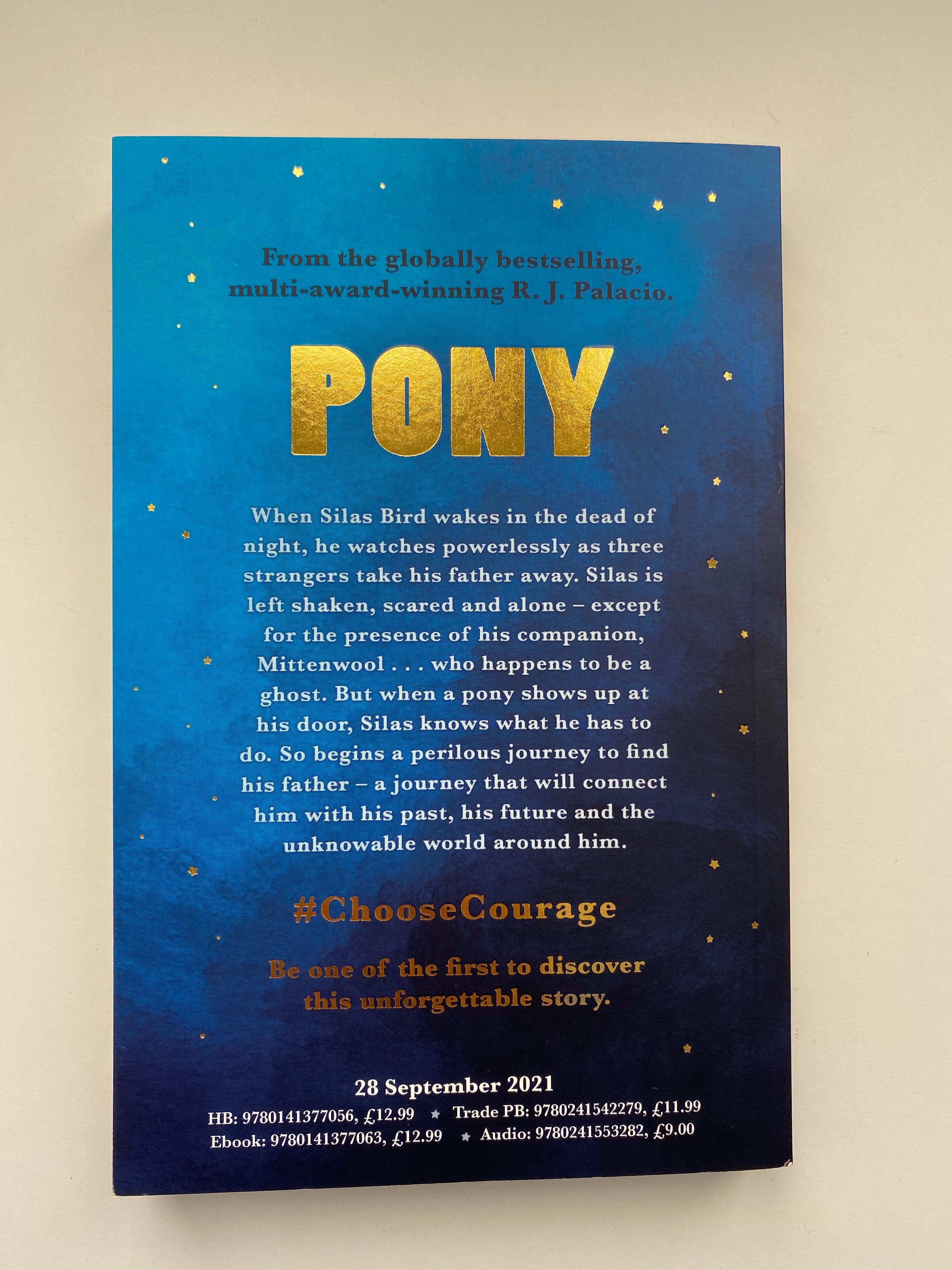 English Book Pony The adventure of a lifetime książka w j angielskim