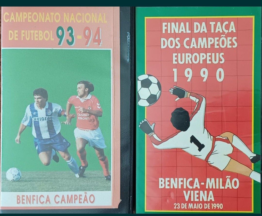 BENFICA Cassetes vhs RARAS