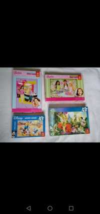 Zestaw puzzli Mickey barbie