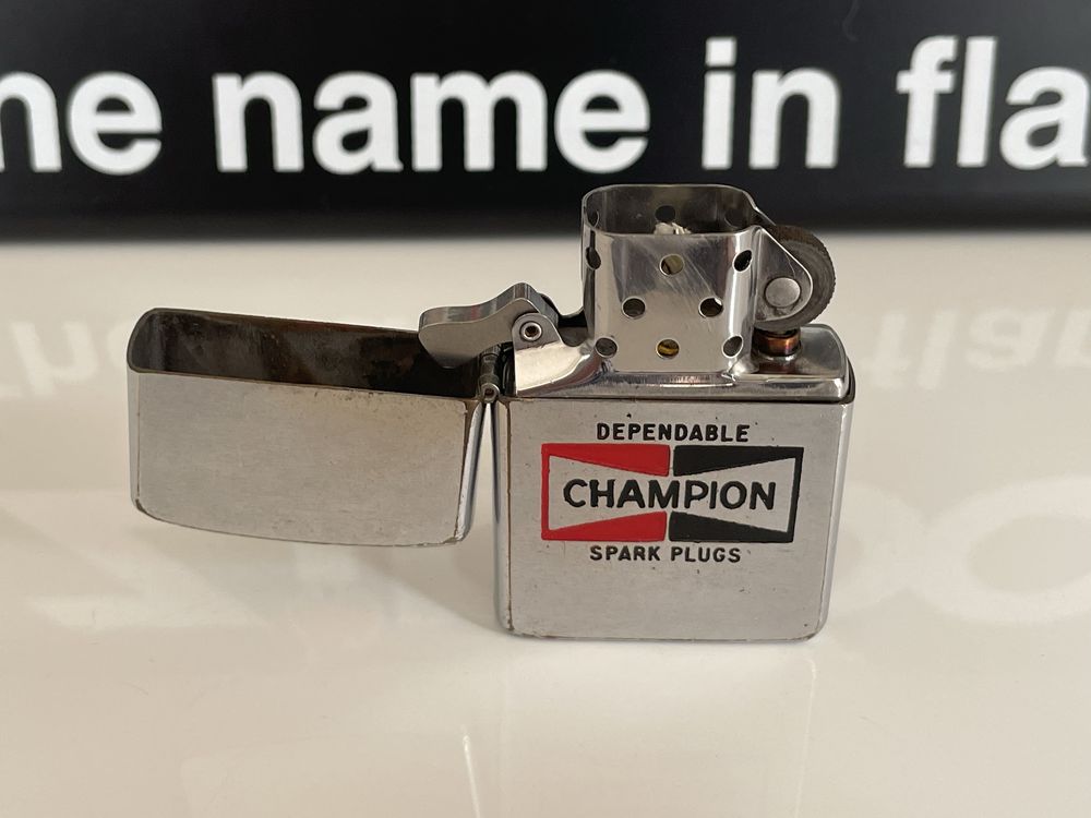 Zapalniczka Zippo z 1960 roku, Champion, Dependable Spark Plugs