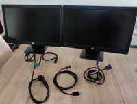 Conjunto 2 Monitores HP 22.3'' - Acessórios incluidos