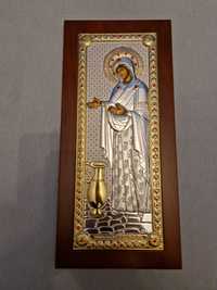 Srebrna Ikona - Virgin Mary Gerontissa (16.5x37cm) MA-E1202VX