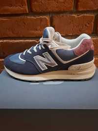 New Balance 574.Rozmiar 44.5 Granatowe Brązowe