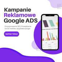 Kampanie Google Ads/Facebook Ads - SEO - Prowadzenie Social Mediów