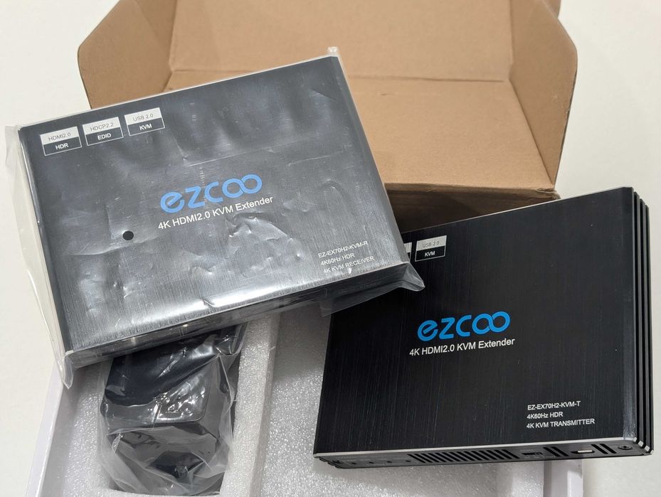 4K HDMI  KVM-розширювач  EX70H2KVM комутатор Еzcoo