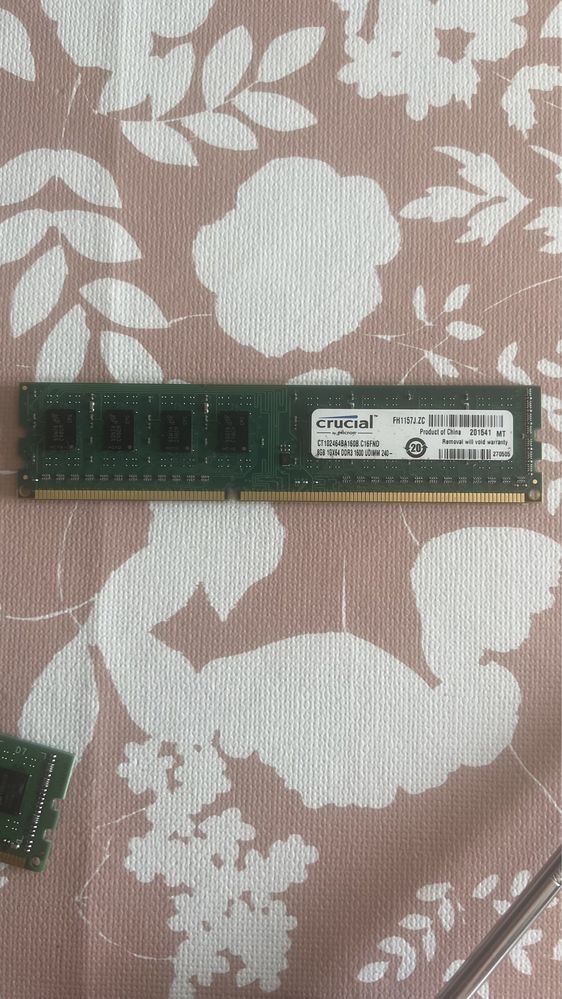 Memoria RAM DDR3 1600MHz 8GB