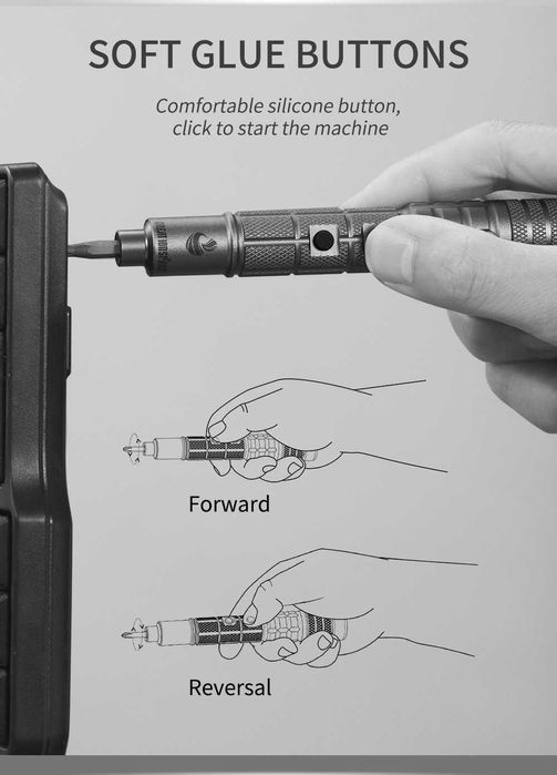 Creation Space CS0602A - прецизійна електрична викрутка з бітами