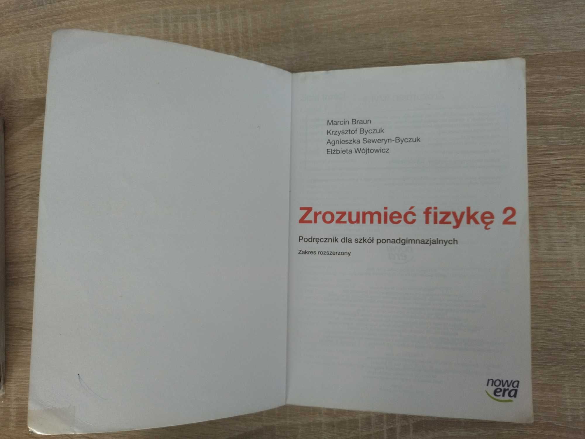 Zrozumieć Fizykę 2, podręcznik do szkół ponadgimnazjalnych