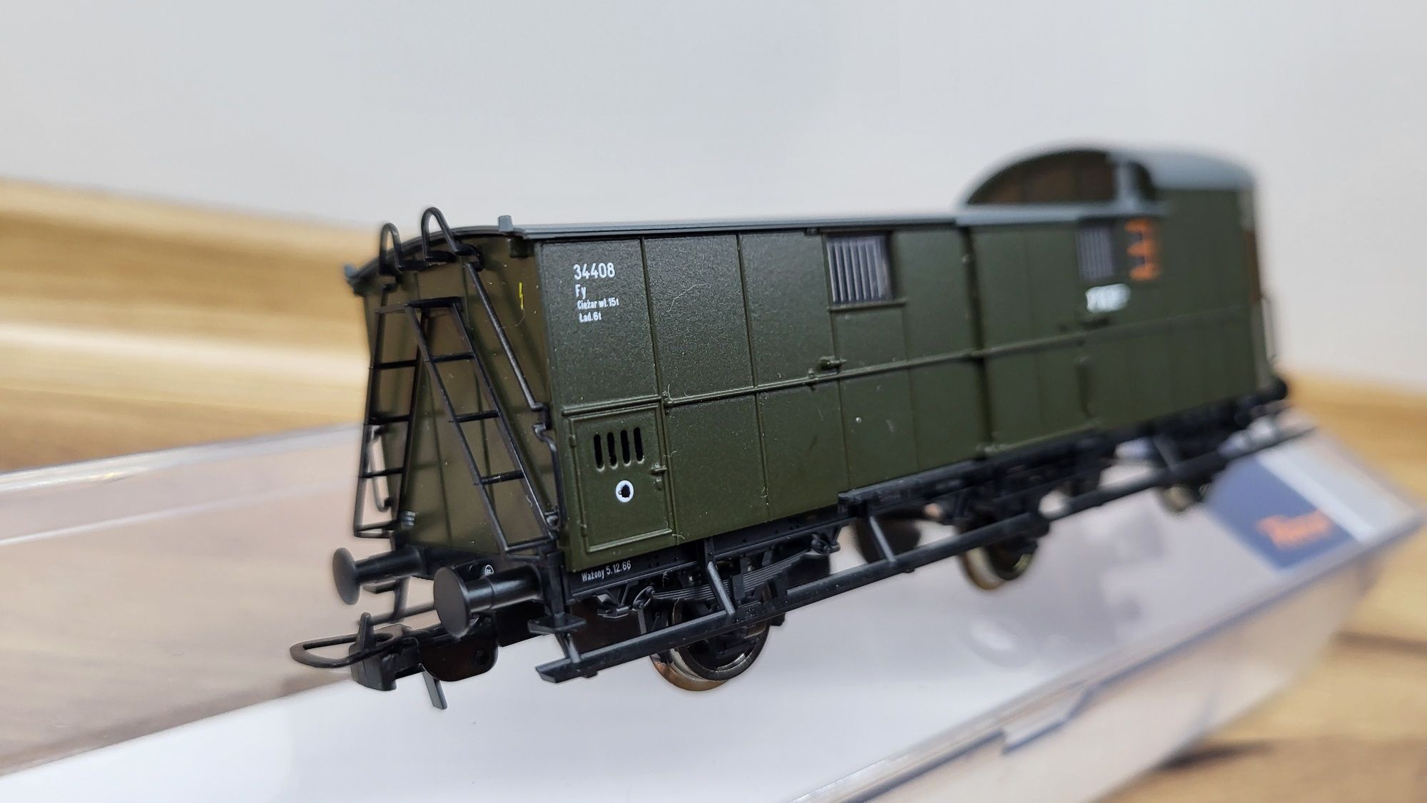 Roco 62...12 wagon bagażowy PKP boczniak st.Inowrocław DOKP GDAŃSK