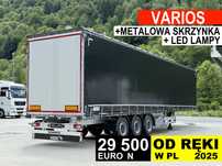 Schmitz Cargobull VARIOS + SKRZYNKA  ODBIÓR W PL W CENIE! 2025, 4x ALU łaty, metalowa skrzynka,