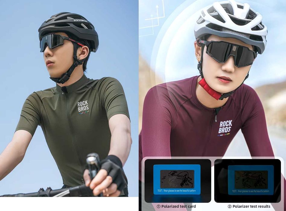 Фотохромні поляризовані з РК-дисплеєм велосипедні окуляри, ROCKBROS