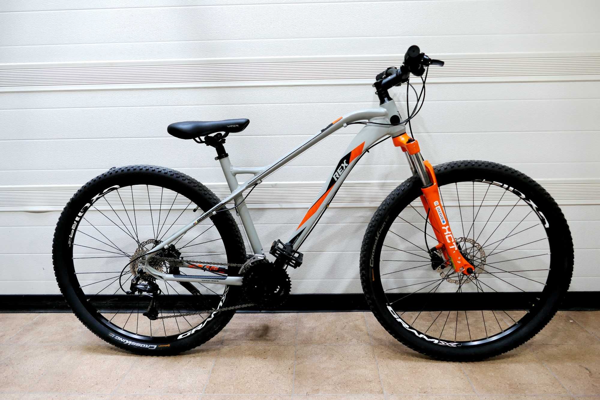Rower MTB REX, koła 29", alu, ham hydr tarczowe,amo, Shimano DEORE,3X9