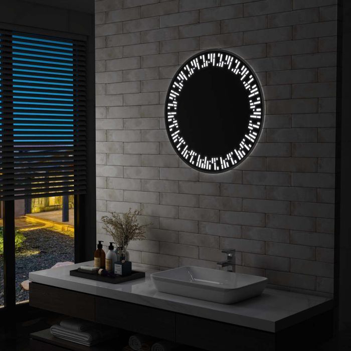 Vidaxl Lustro Łazienkowe Z Led, 70 Cm