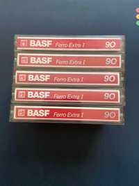 BASF Ferro Extra 90 - kasety magnetofonowe - zestaw