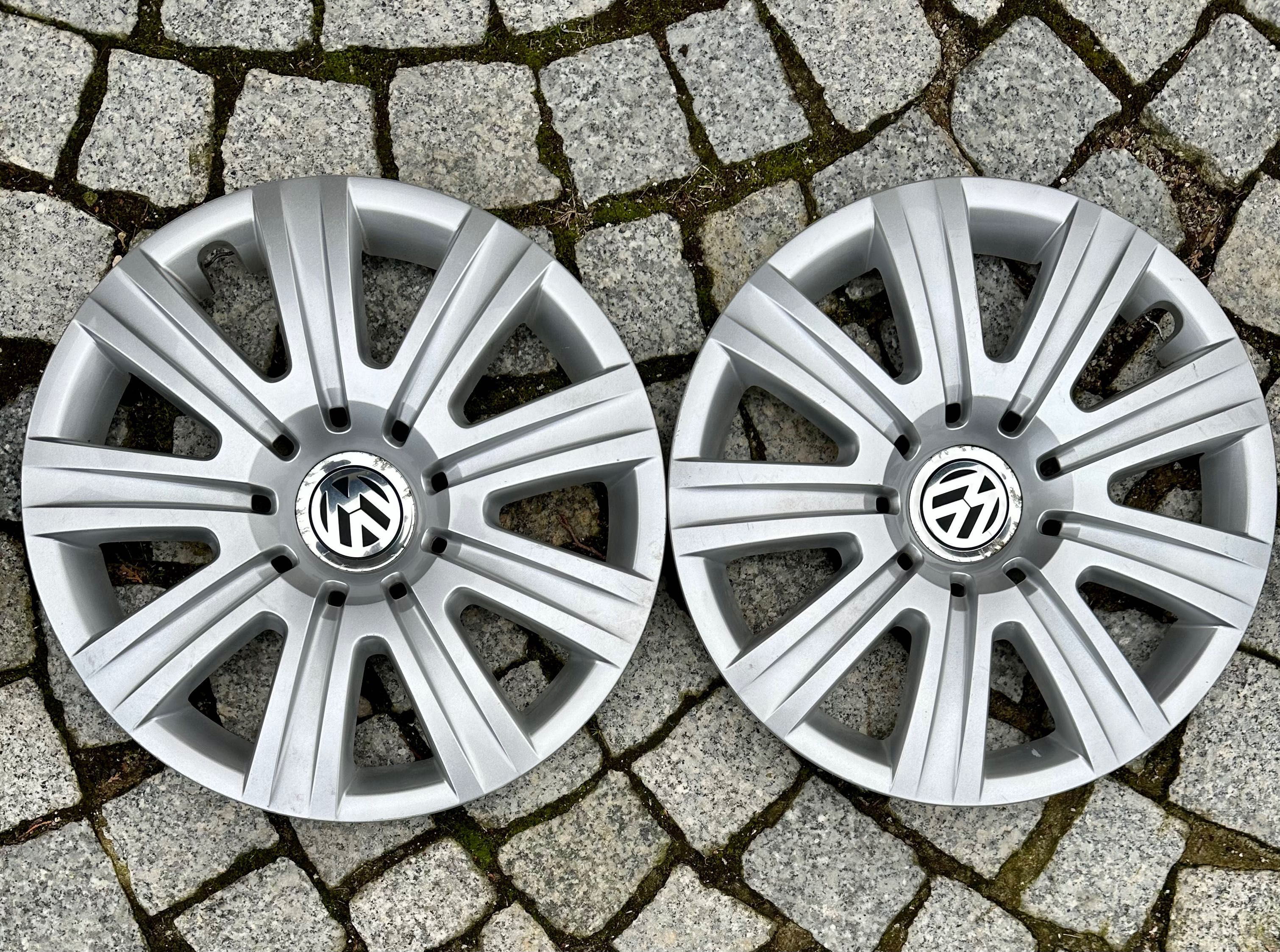 Oryginalne 2 Kołpaki Volkswagen 16” Golf Touran Passat Tiguan