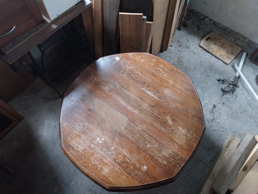 Stół drewniany dębowy kawowy 100x50cm