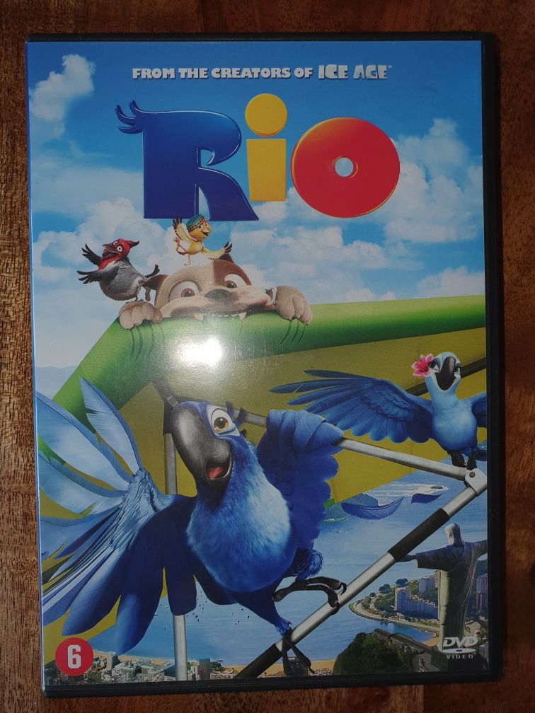 Bajki na DVD:Rio,Muppets,Potwory i Spolka, Shreck, Uciekajace Kurczaki