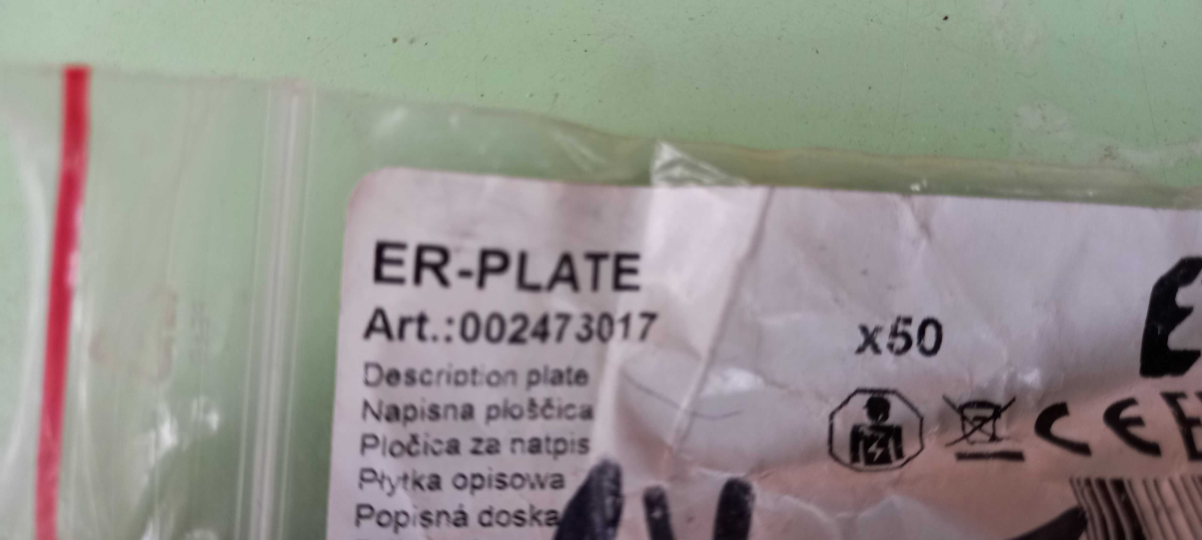 Маркировочная пластина ETI ER-PLATE