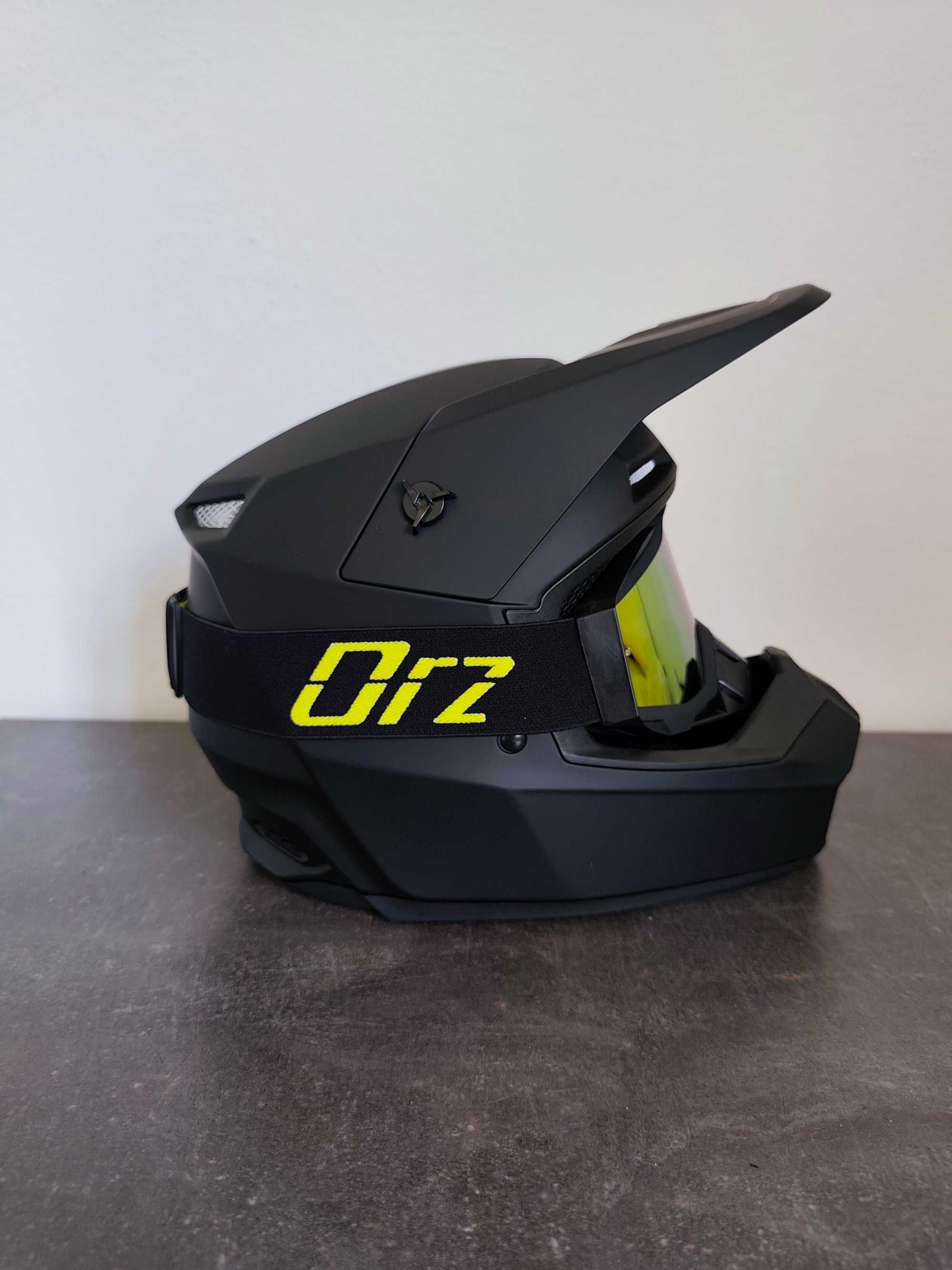 Zestaw ORZ kask gogle S-XL + pokrowiec i gratis cross rower hulajnoga