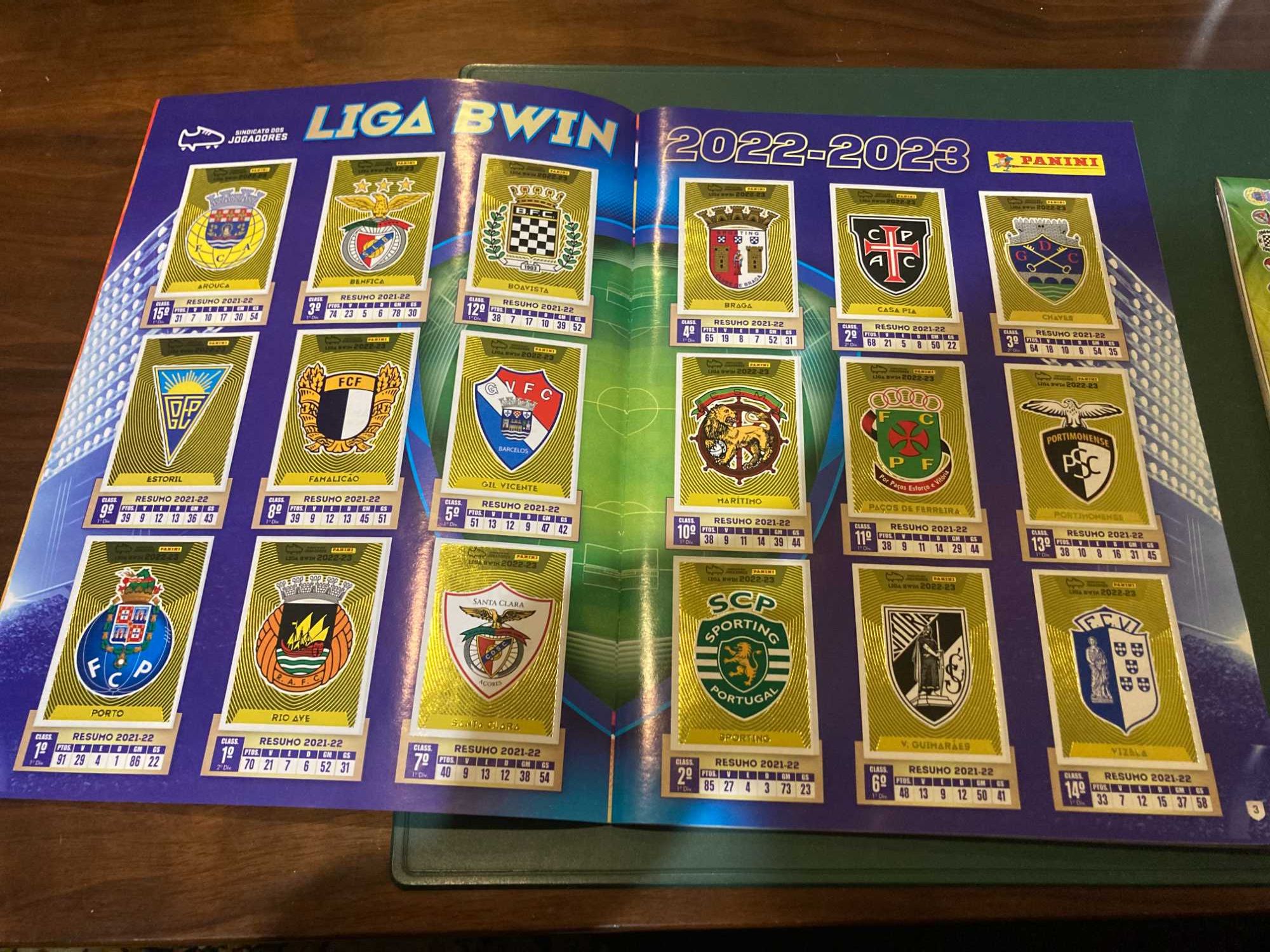 Caderneta de Cromos Completa Liga Portuguesa 2022/2023 da PANINI