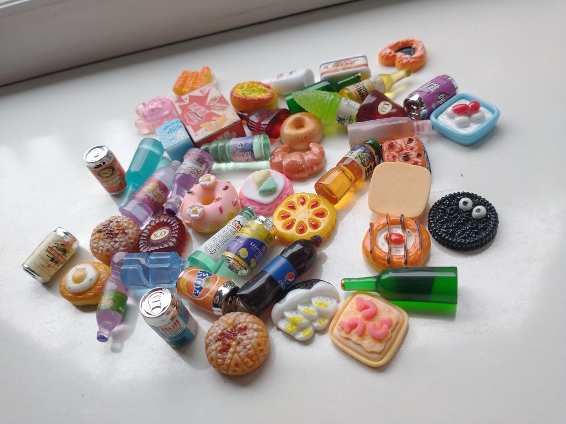 Zestaw mini foods pepsi fanta oreo plastikowe jedzenie 30 blind bags