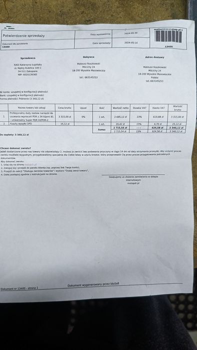 PDR druty 34 szt. Torba transportowa, akcesoria.