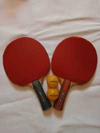 Conjunto de raquetes de ping-pong