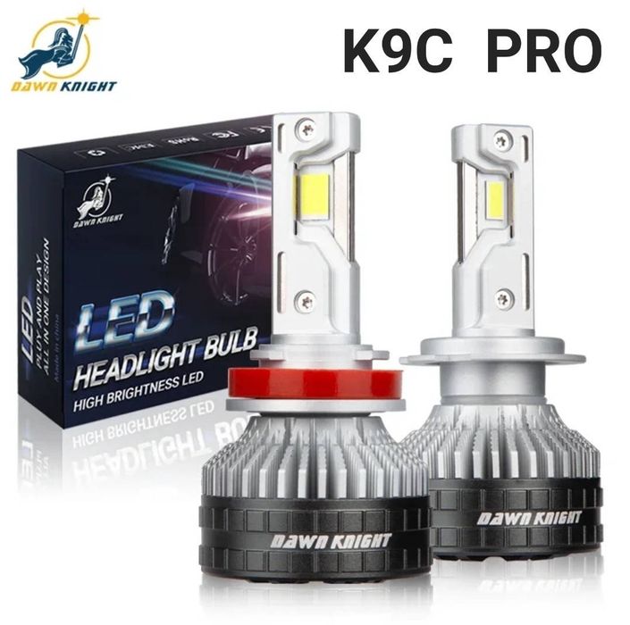 DAWN KNIGHT K9C Pro H7 H4 H8 H9 H11  H1 HB3 9005 HB4 9006 LED H15 H27
