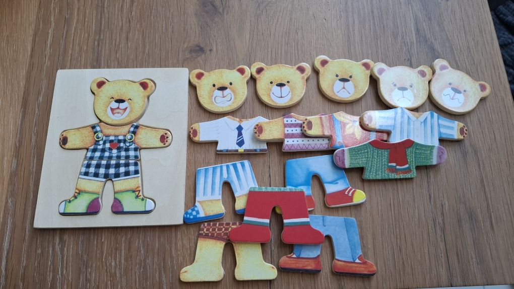 Zestaw gier dla roczniaka 1-2 lata puzzle układank gokii