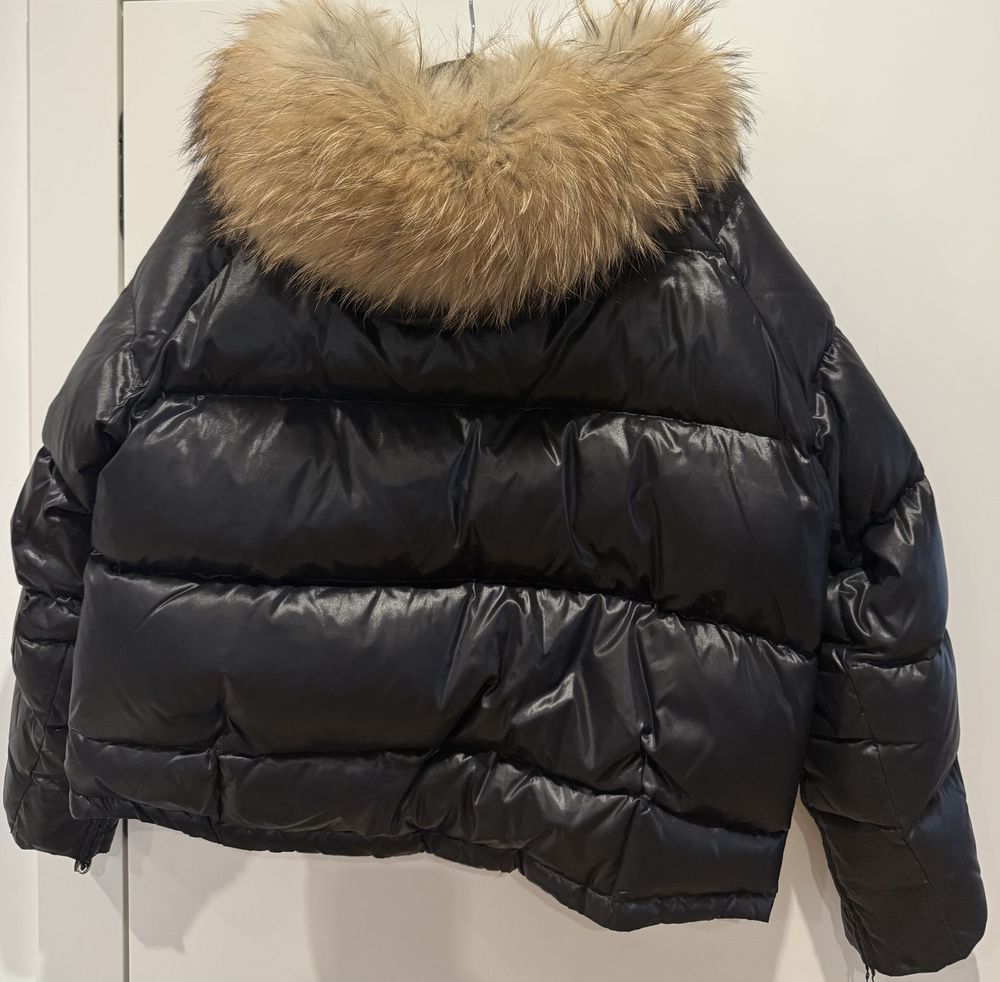 Kurtka puchowa z jenotem 36 oversize